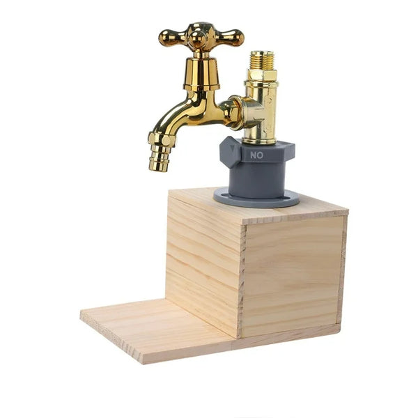 Wooden Liquor Dispenser Whiskey Cocktail Alcohol Faucet Drink Dispenser Station