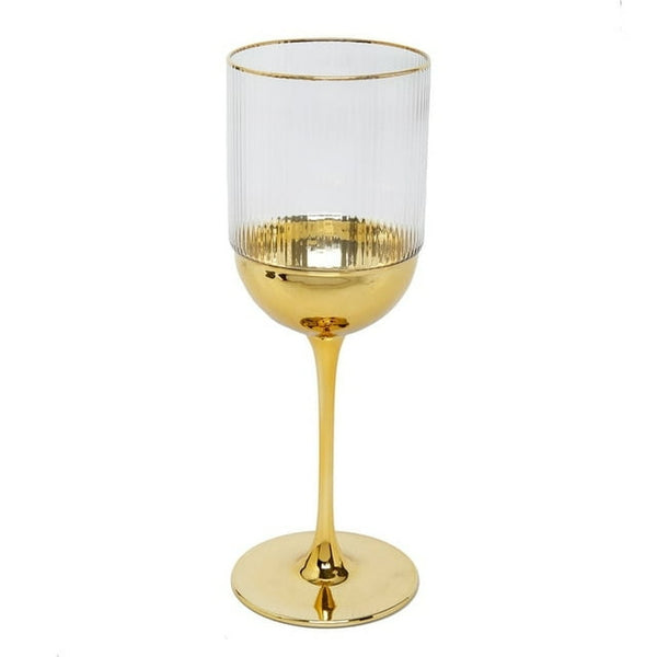 Classic Touch Set of 6 Wine Glasses