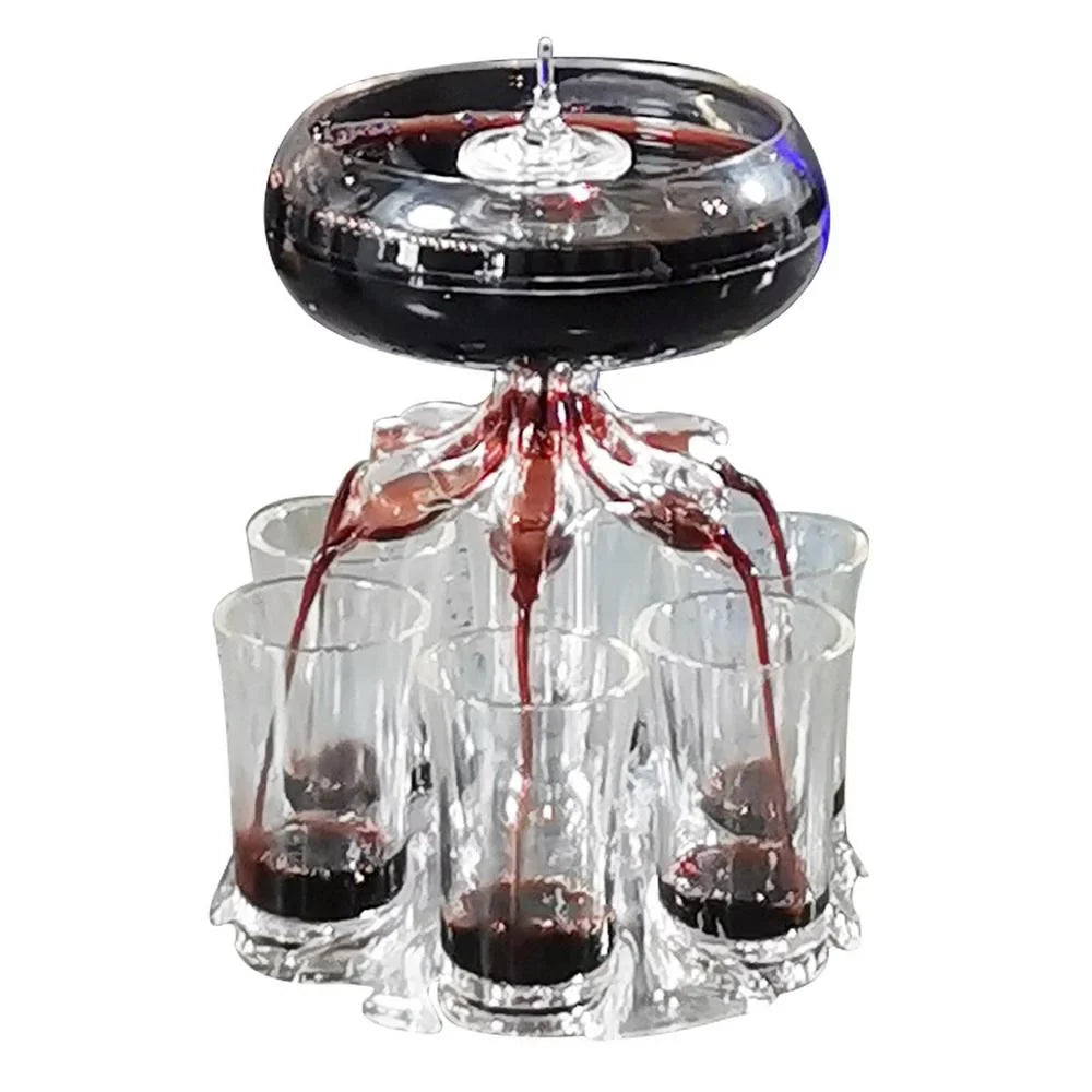Kaigelin Shot Pourer Dispenser Creative Drip Free Alcohol Dispenser Holder Liquor Dispenser