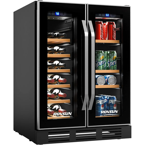 Ktaxon 34 Bottle Wine Fridge, Dual Zone Wine