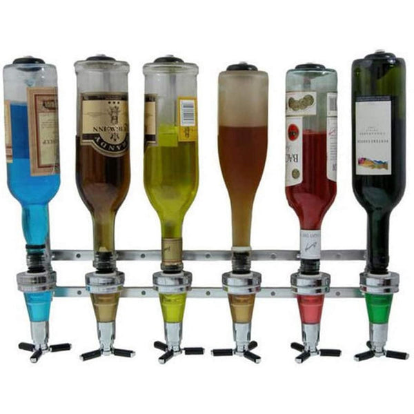 Liquor Dispenser,Aluminum Alloy&ABS Wall Mounted Liquor Dispenser 30ml Portable Beverage