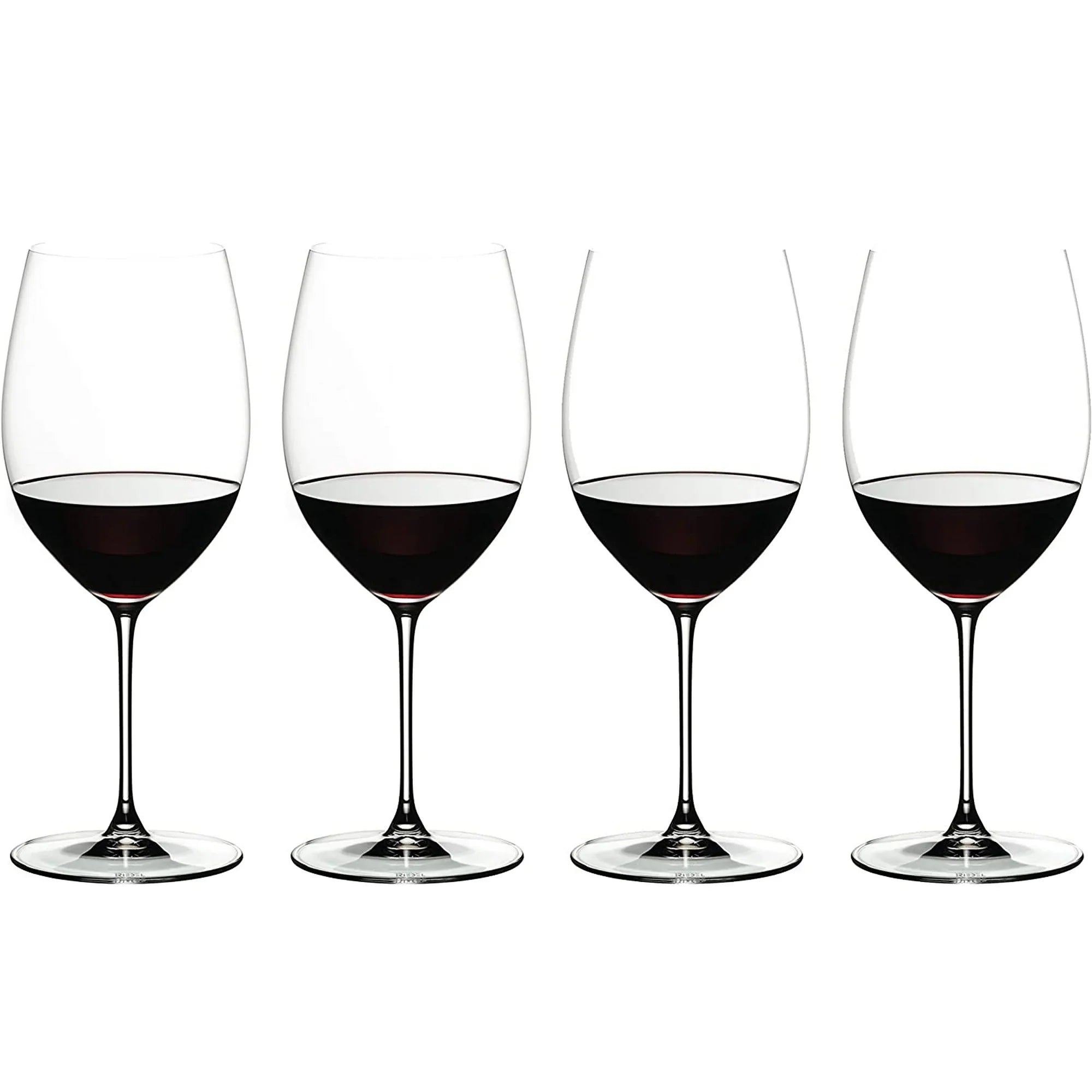 Riedel Wine Glasses for Merlot or Cabernet Drinkware Large Red Wine Glass with Stem, Set of 4