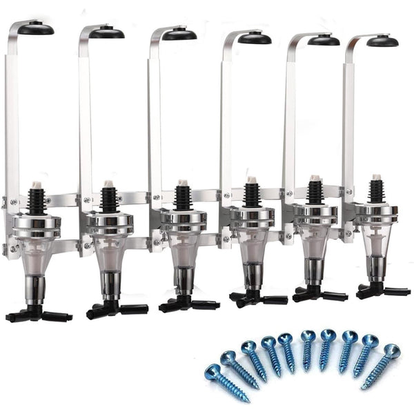 Wall Mounted Liquor Alcohol Dispenser 6-Bottle